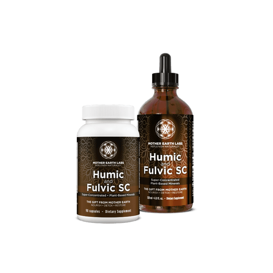 Humic and Fulvic - Super Concentrate - 4oz Dropper - Tree Spirit Wellness