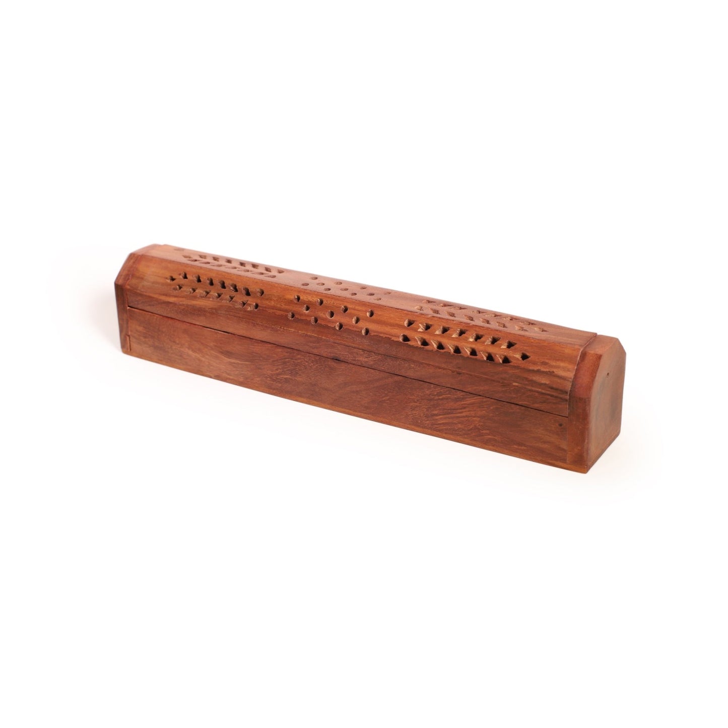 Incense Burner - Wooden Box with Storage - Plenty - Tree Spirit Wellness