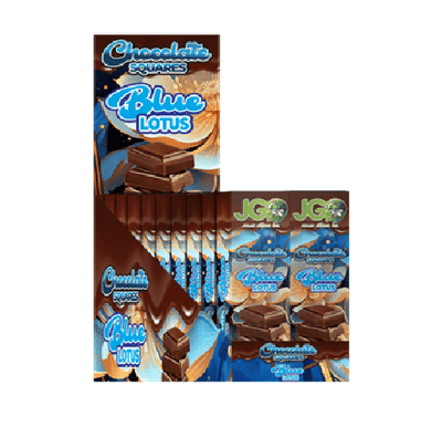 JGO Blue Lotus Chocolate Squares (4pc) 500mg