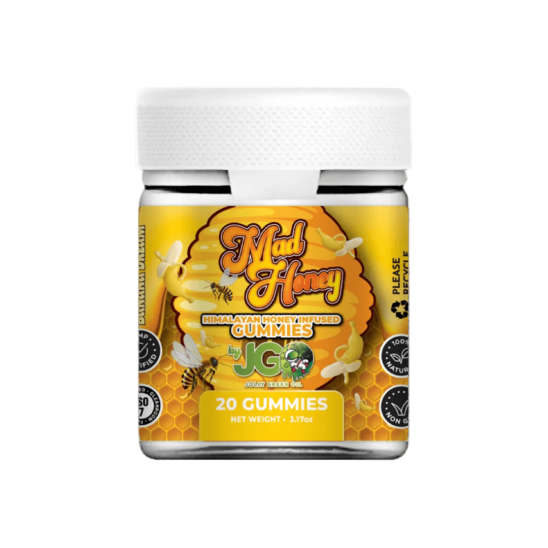 JGO Mad Honey Gummies – Premium Himalayan Infused Honey Gummies - 20ct - Tree Spirit Wellness