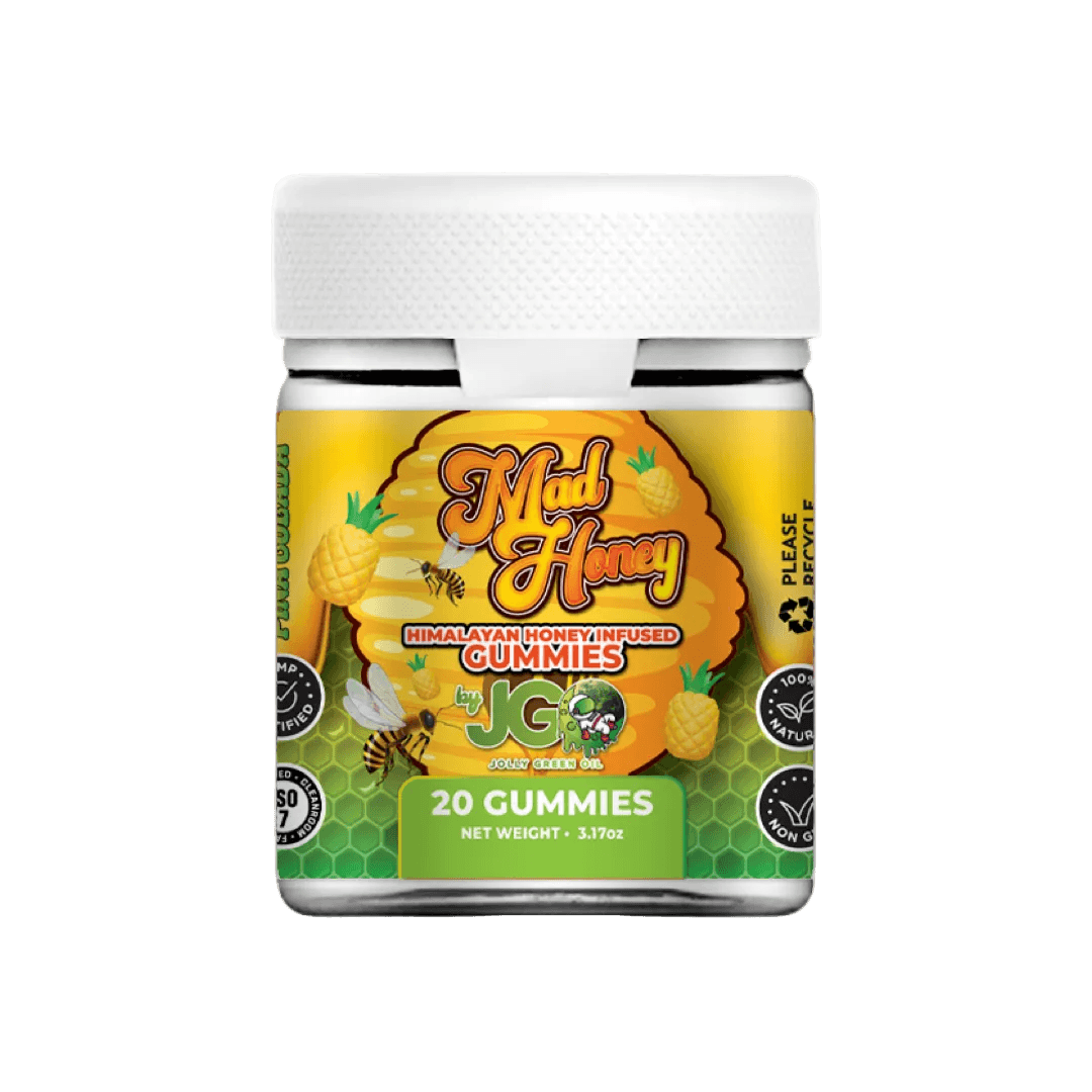 JGO Mad Honey Gummies – Premium Himalayan Infused Honey Gummies - 20ct - Tree Spirit Wellness