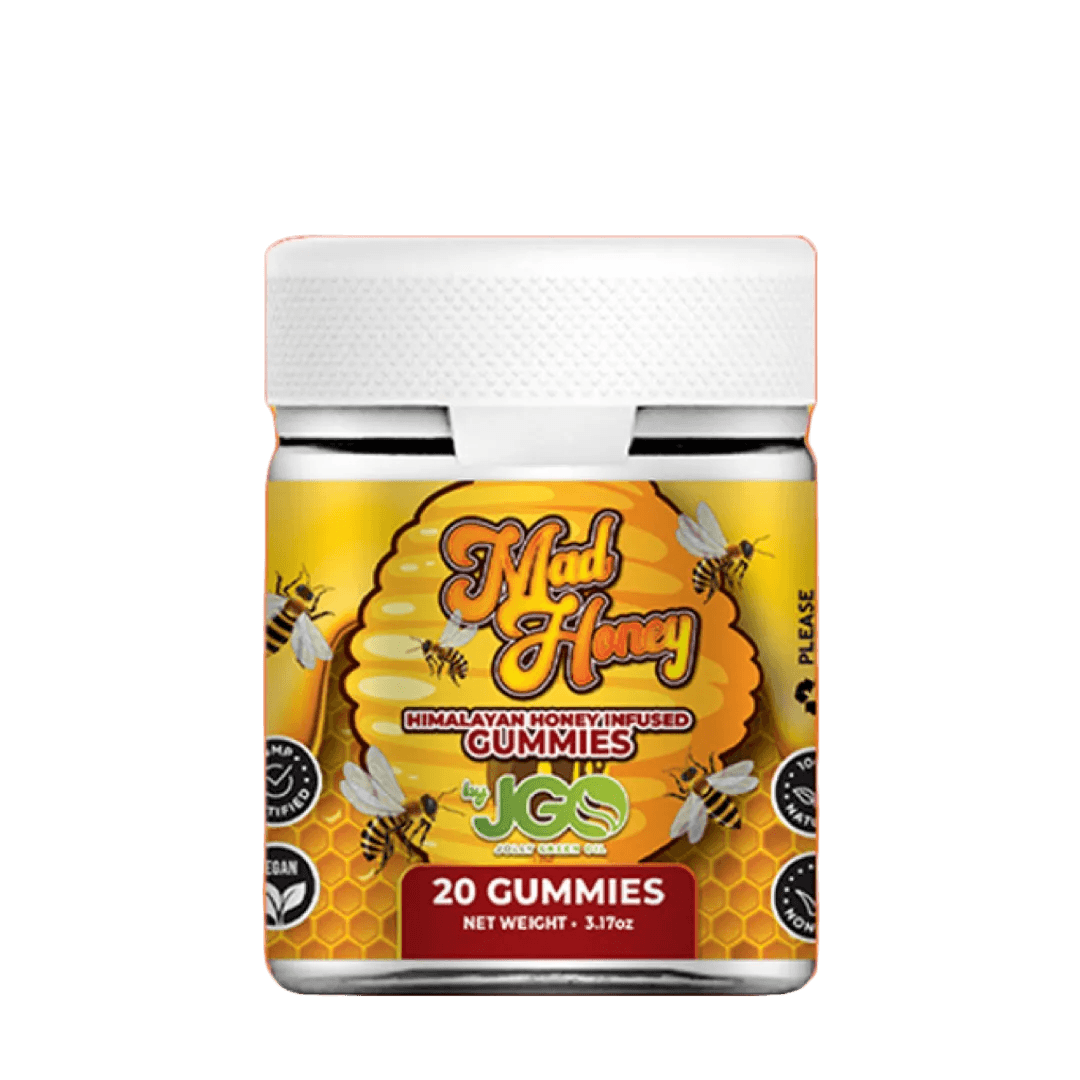 JGO Mad Honey Gummies – Premium Himalayan Infused Honey Gummies - 20ct - Tree Spirit Wellness