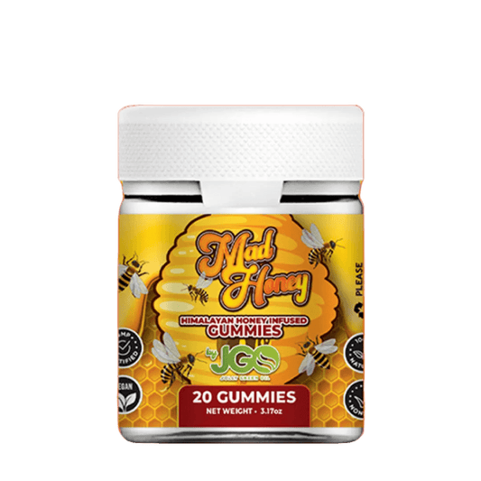 JGO Mad Honey Gummies – Premium Himalayan Infused Honey Gummies - 20ct - Tree Spirit Wellness