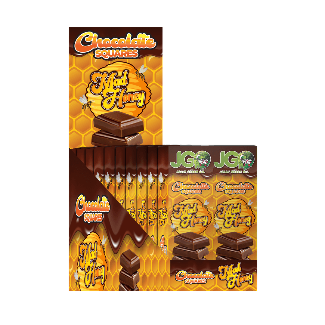 JGO Mad Honey Infused Chocolate – 2000mg Premium Botanical Chocolate - 20ct - Tree Spirit Wellness