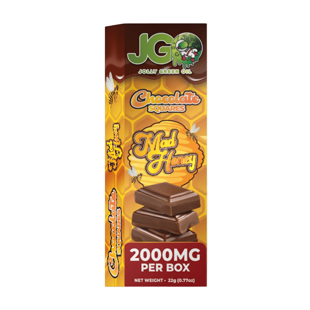 JGO Mad Honey Infused Chocolate – 2000mg Premium Botanical Chocolate - 20ct - Tree Spirit Wellness