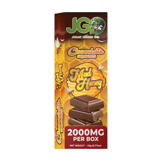JGO Mad Honey Infused Chocolate – 2000mg Premium Botanical Chocolate - 20ct - Tree Spirit Wellness