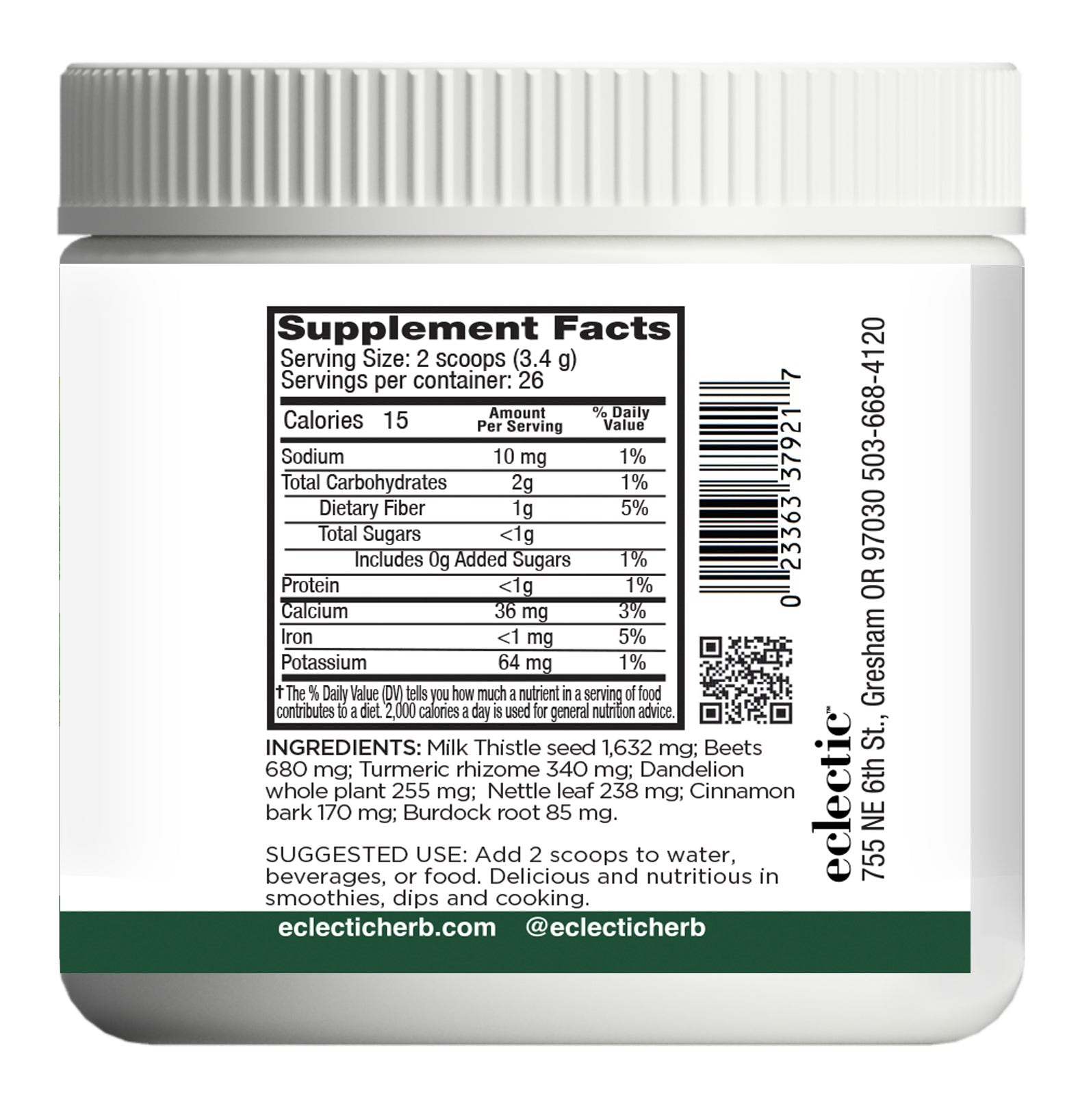 LIVER & GALLBLADDER SUPPORT POWDER - Tree Spirit Wellness