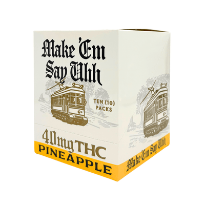 Make Em Say Uhh Pineapple 40mg D9 THC 8ct - Box of 10