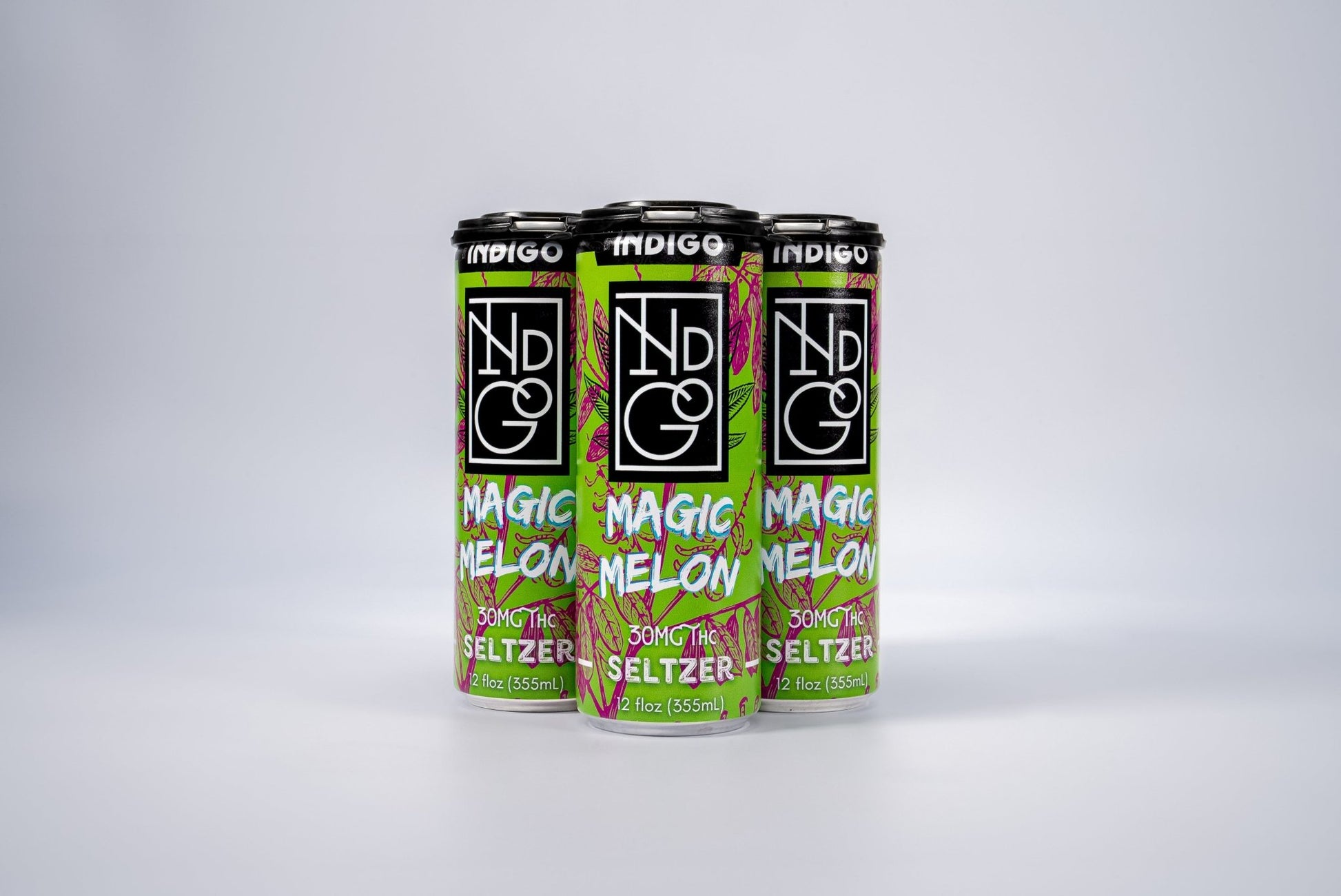 Mango Melon 30mg D9 Seltzer - Pack of 4 - Tree Spirit Wellness