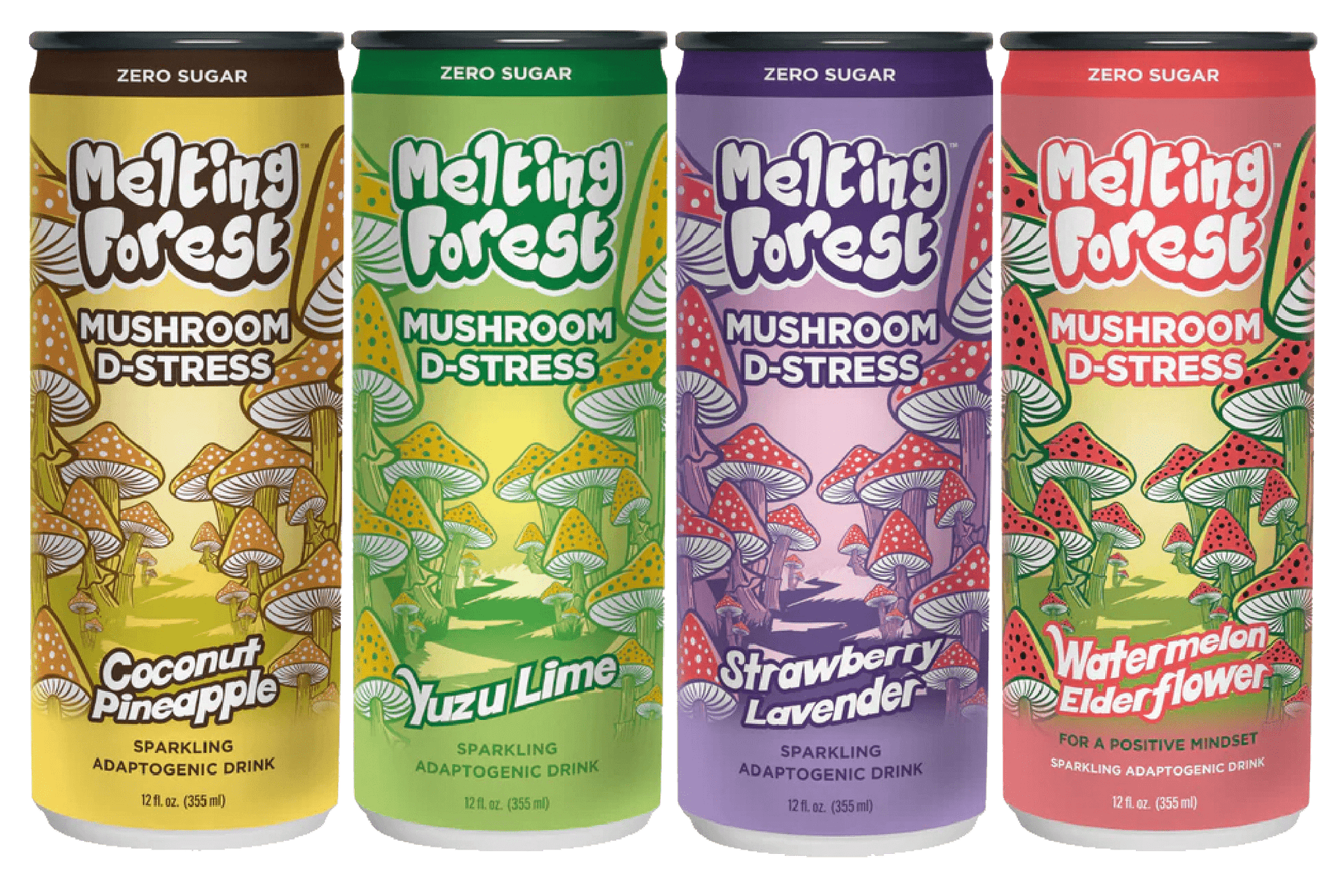Melting forest - Mushroom Sparkling Water - Tree Spirit Wellness