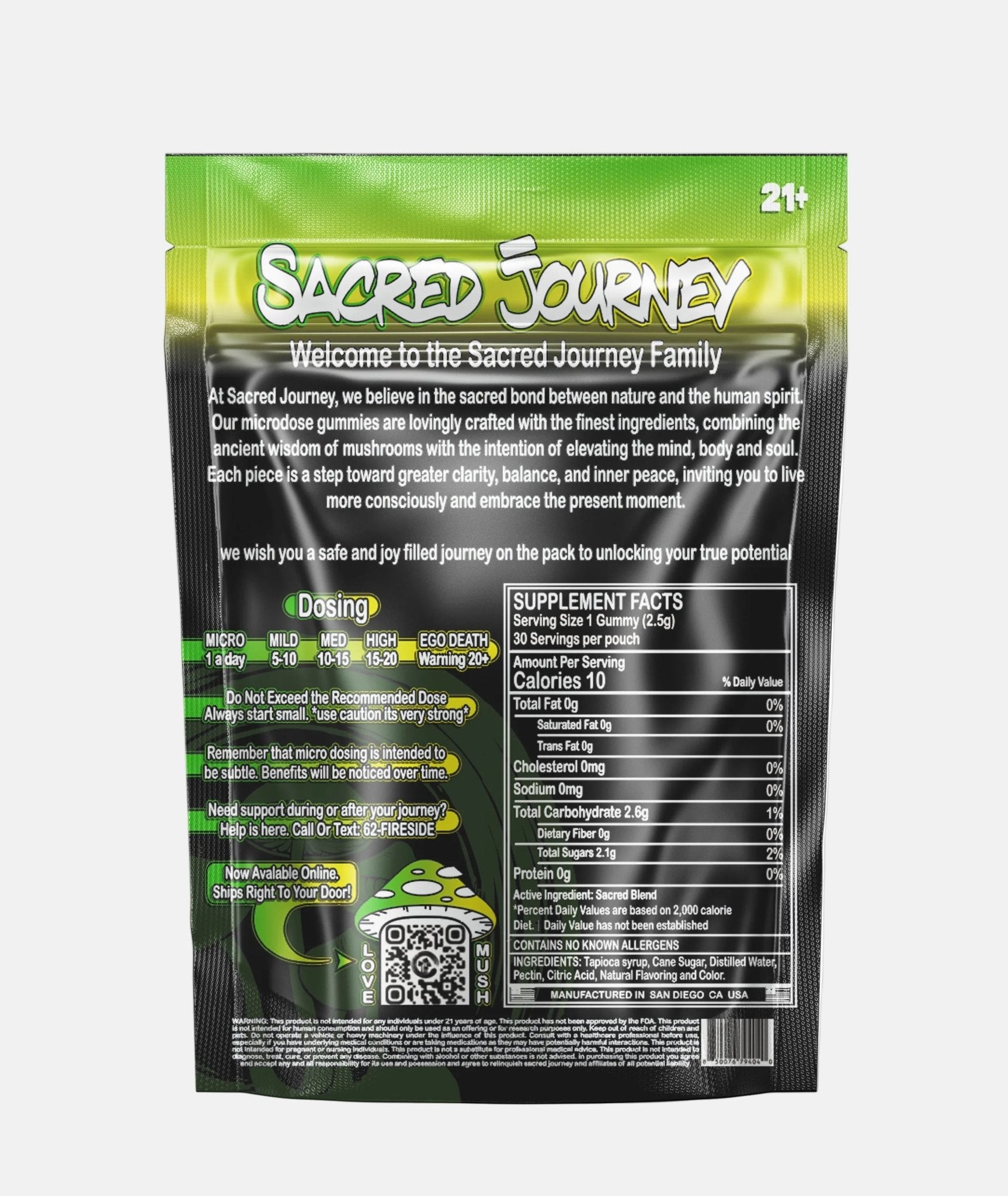 Microdose Gummies – Green Apple (30ct) - Tree Spirit Wellness