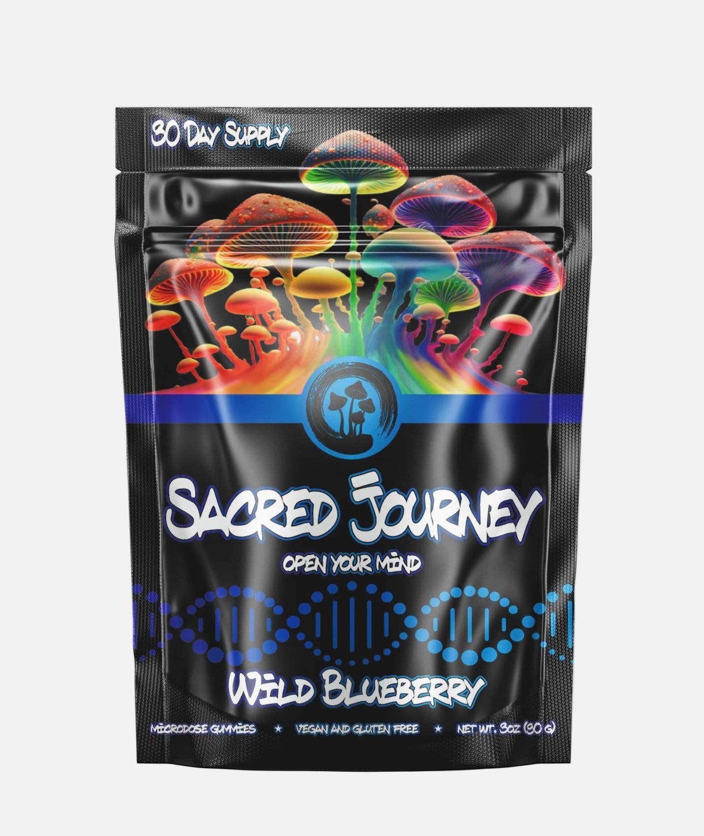 Microdose Gummies– Wild Blueberry (30ct) - Tree Spirit Wellness