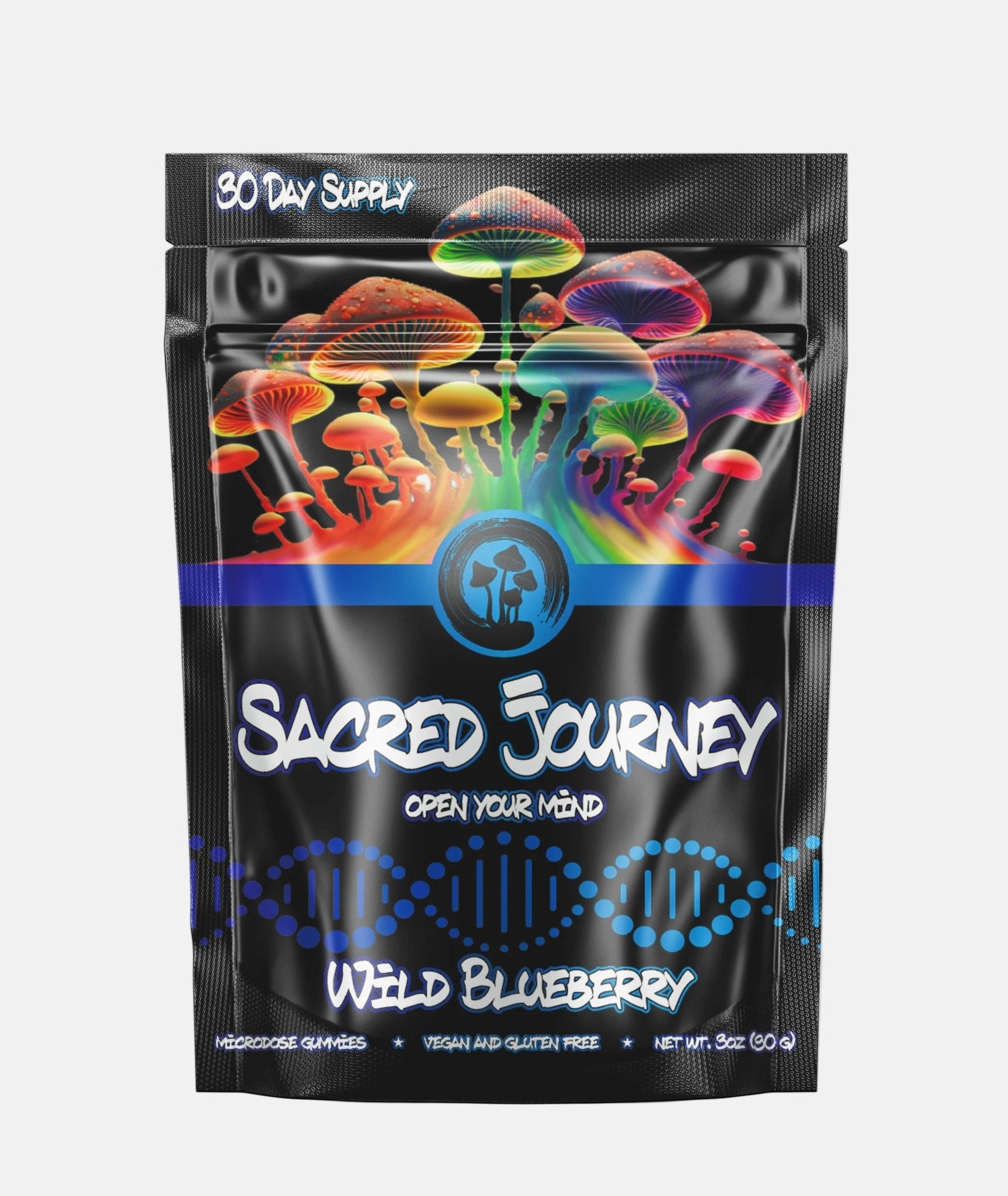 Microdose Gummies– Wild Blueberry (30ct) - Tree Spirit Wellness