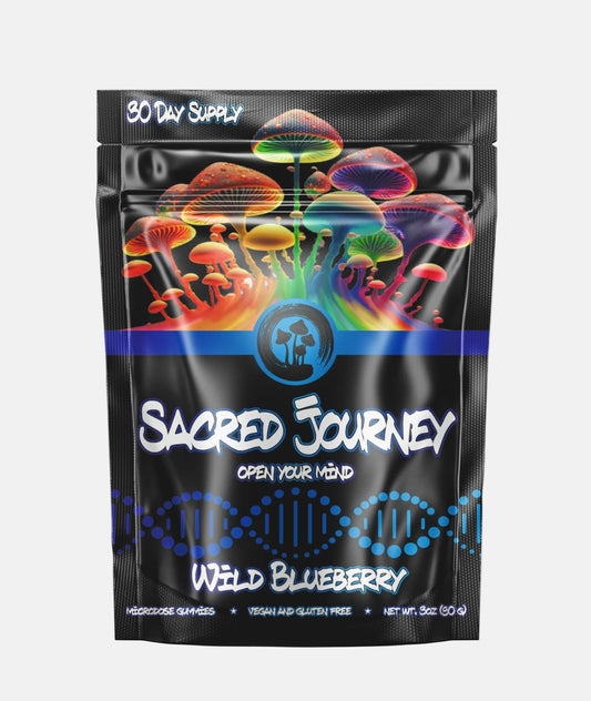 Microdose Gummies– Wild Blueberry (30ct) - Tree Spirit Wellness