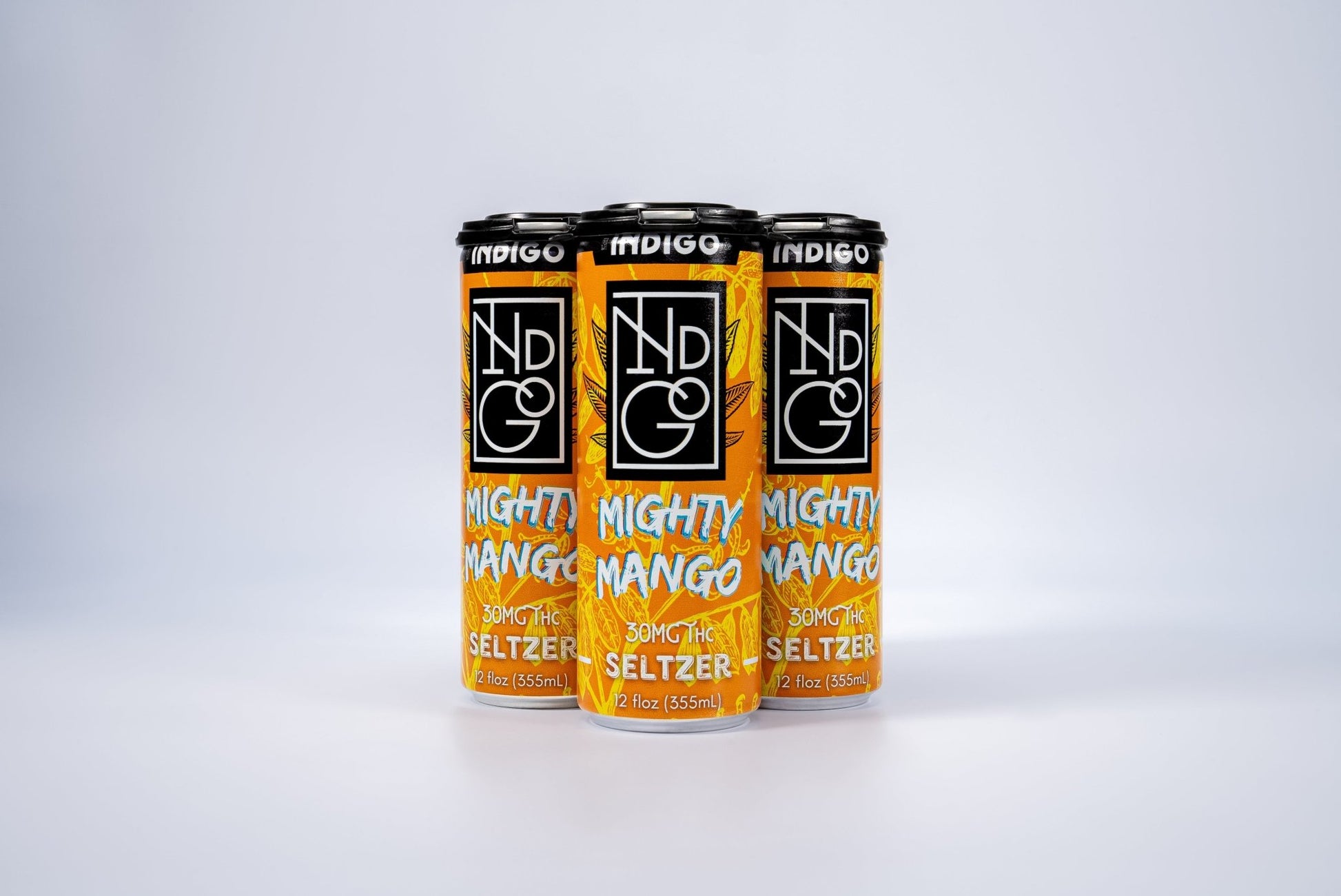 Mighty Mango 30mg D9 Seltzer - Pack of 4 - Tree Spirit Wellness