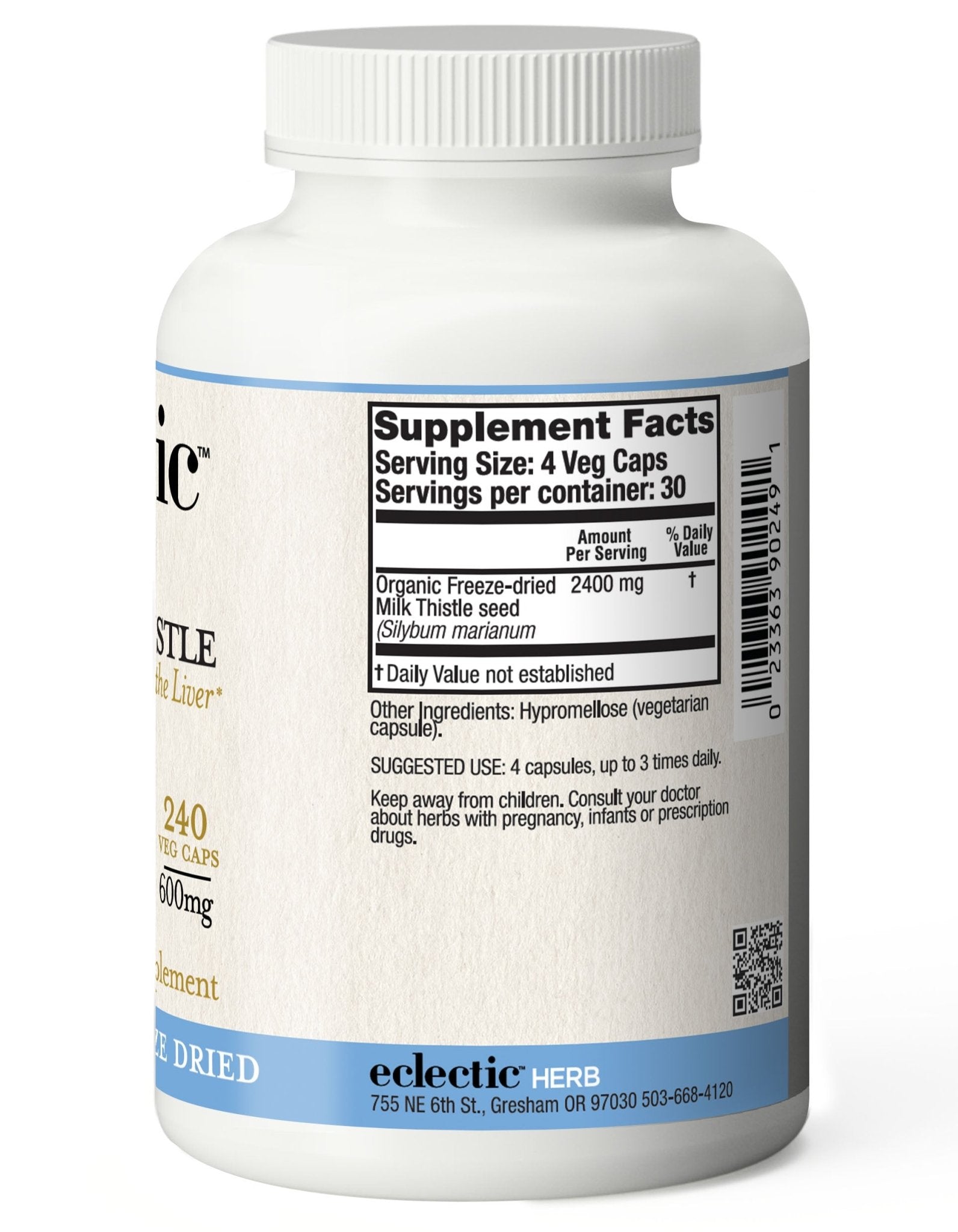 MILK THISTLE CAPSULES - Tree Spirit Wellness