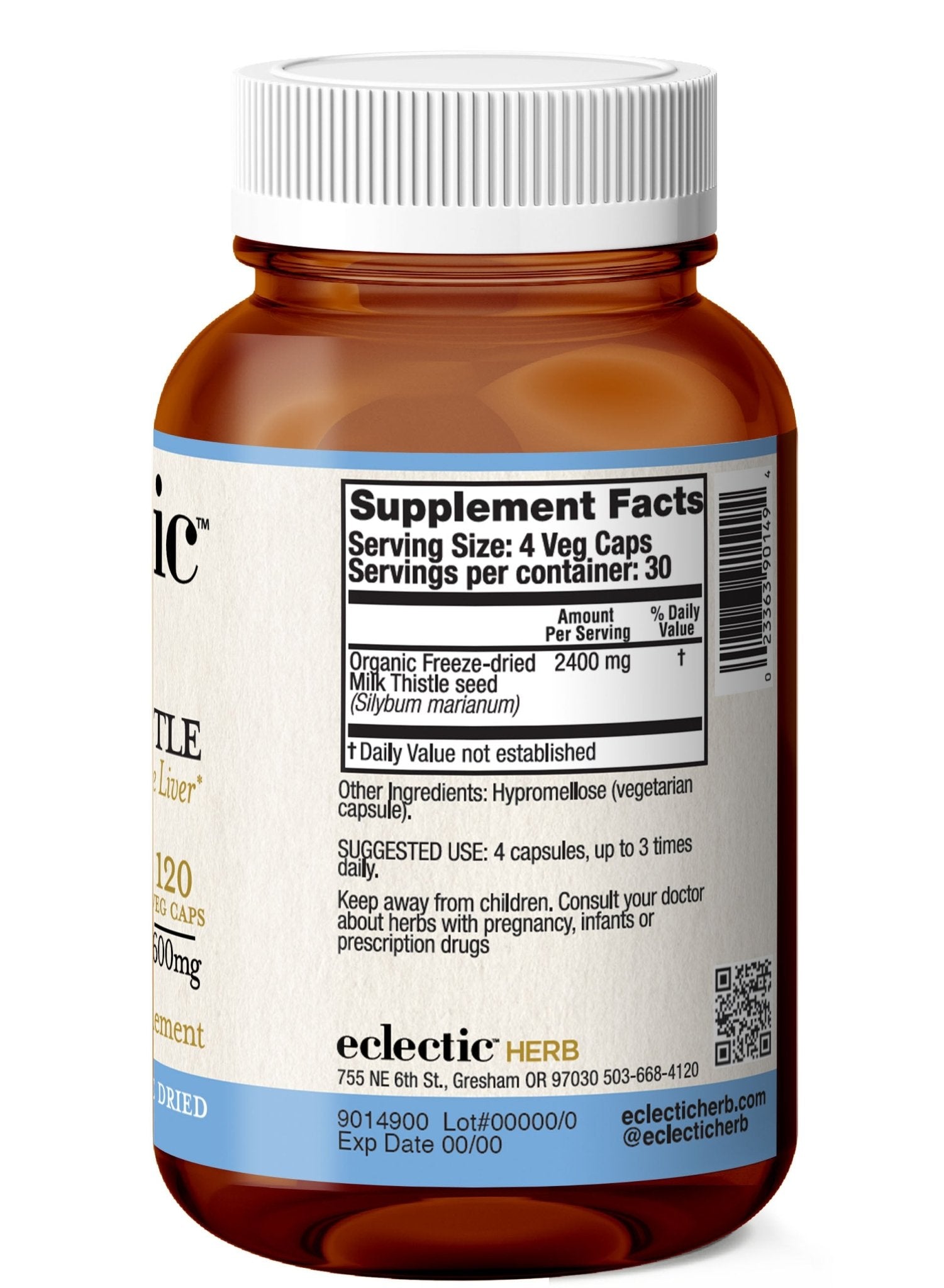 MILK THISTLE CAPSULES - Tree Spirit Wellness