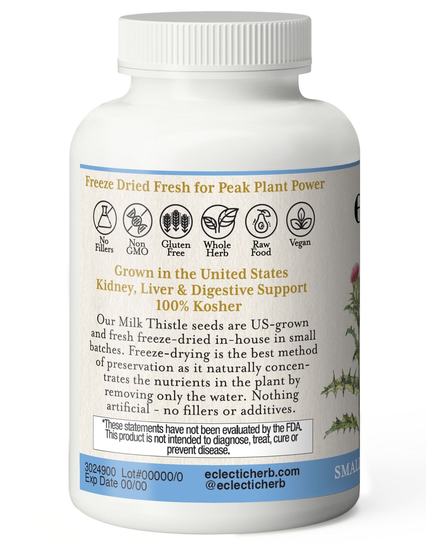 MILK THISTLE CAPSULES - Tree Spirit Wellness