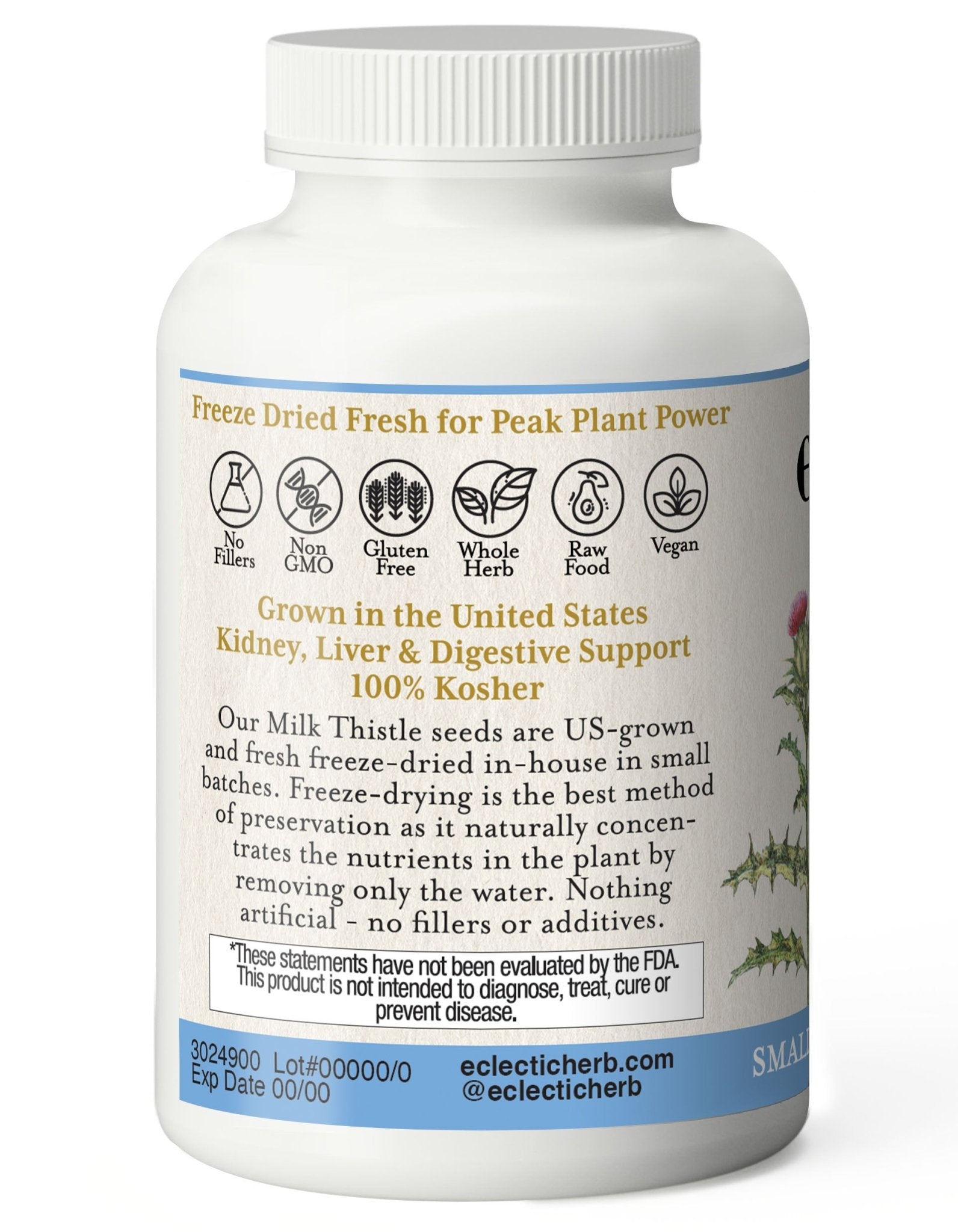 MILK THISTLE CAPSULES - Tree Spirit Wellness