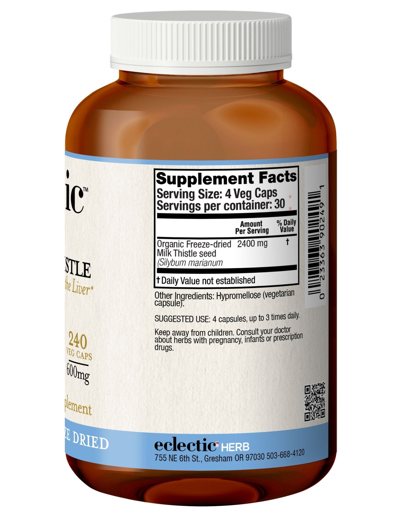 MILK THISTLE CAPSULES - Tree Spirit Wellness