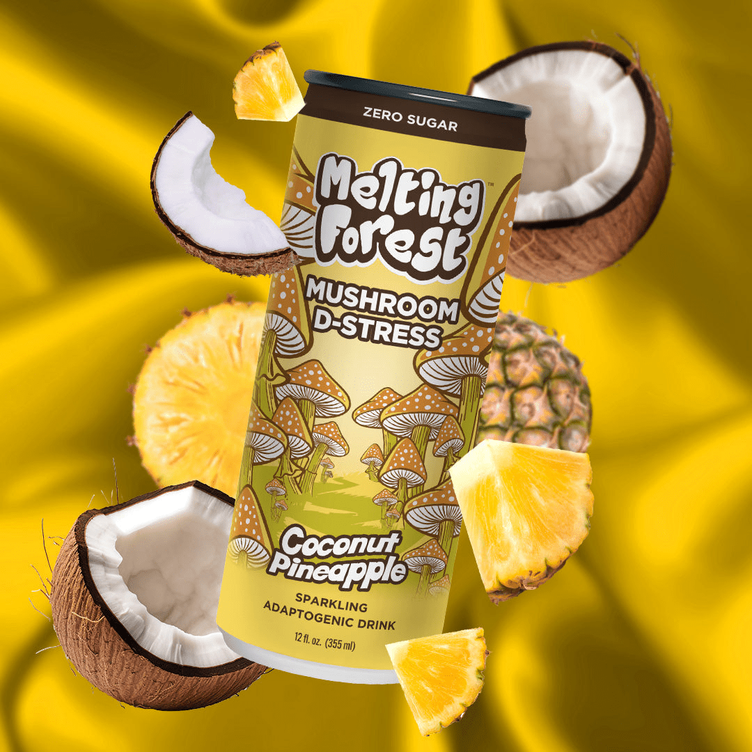 Melting forest - Mushroom Sparkling Water - Tree Spirit Wellness