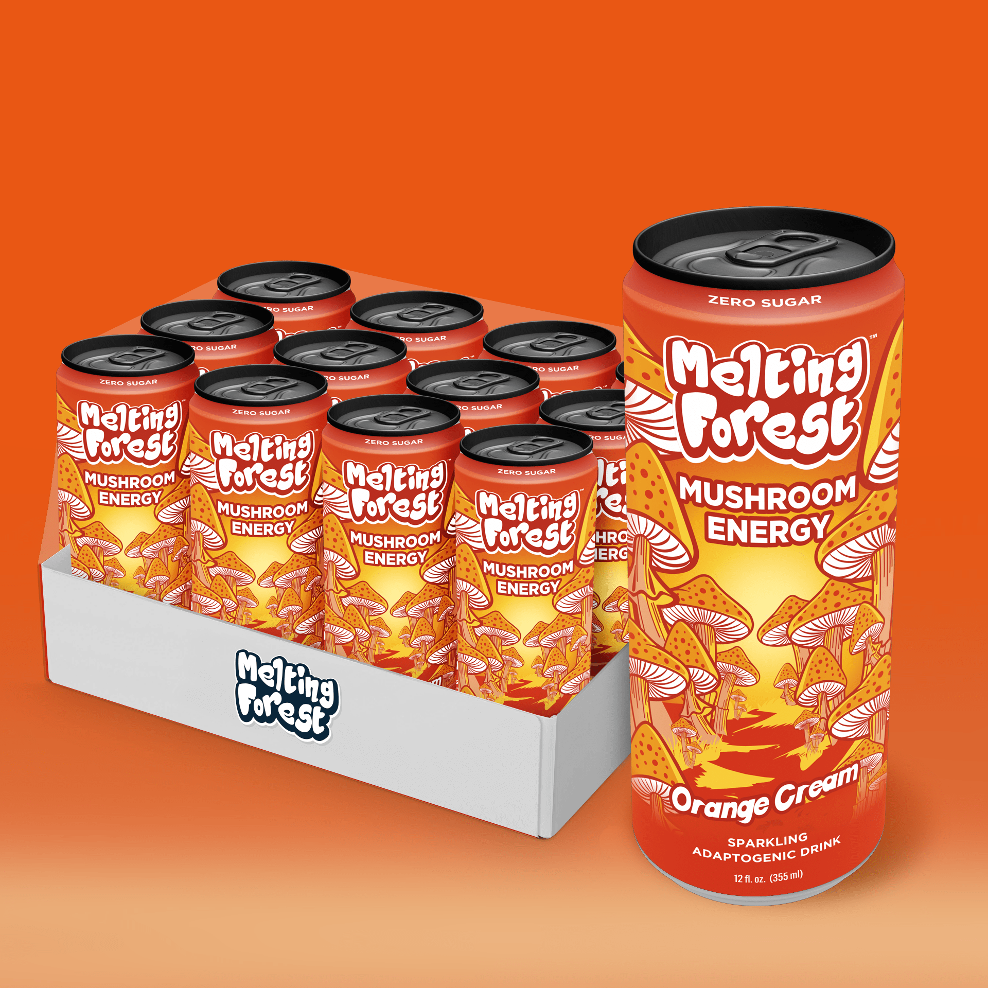 Melting forest - Mushroom Sparkling Water - Tree Spirit Wellness