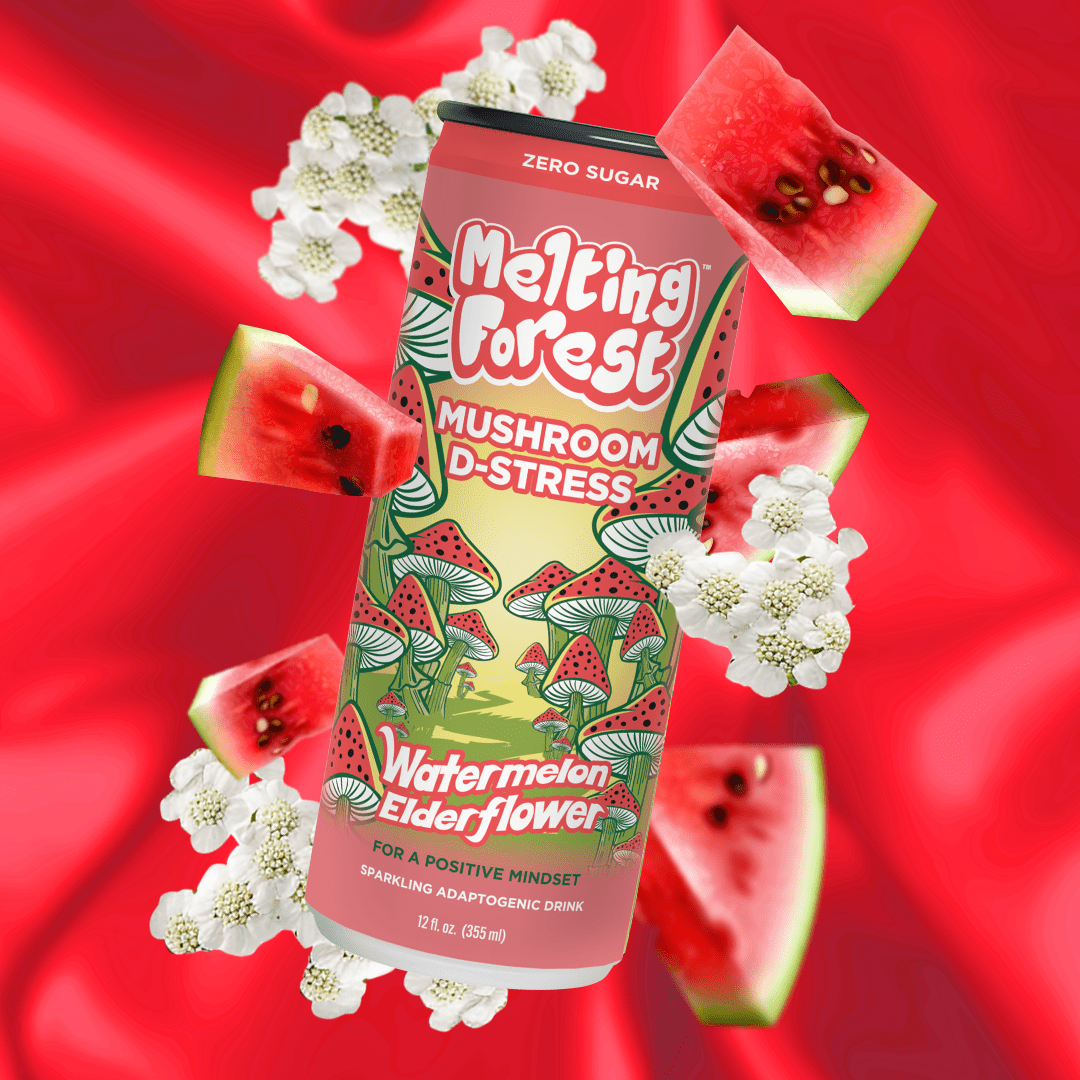 Melting forest - Mushroom Sparkling Water - Tree Spirit Wellness