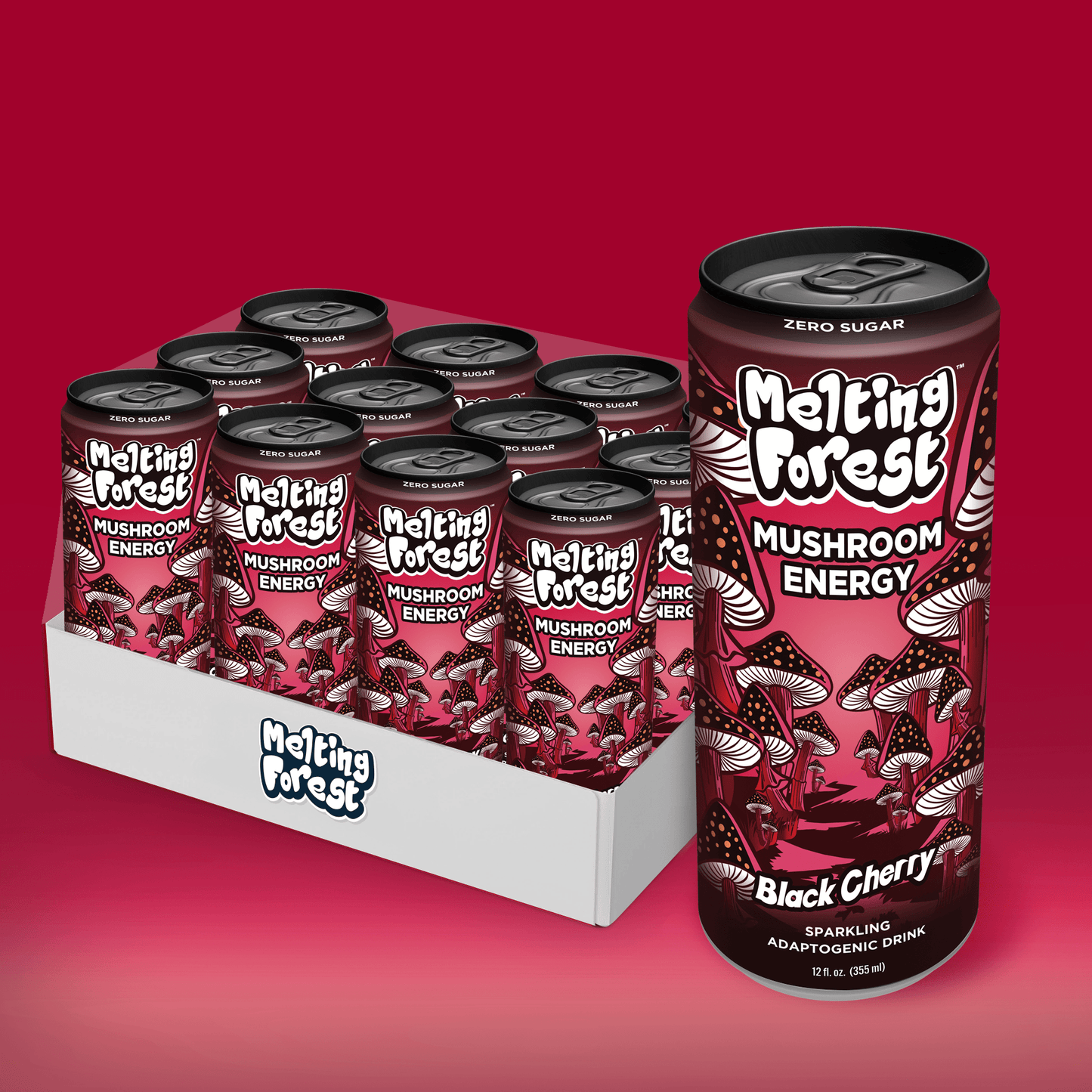 Melting forest - Mushroom Sparkling Water - Tree Spirit Wellness
