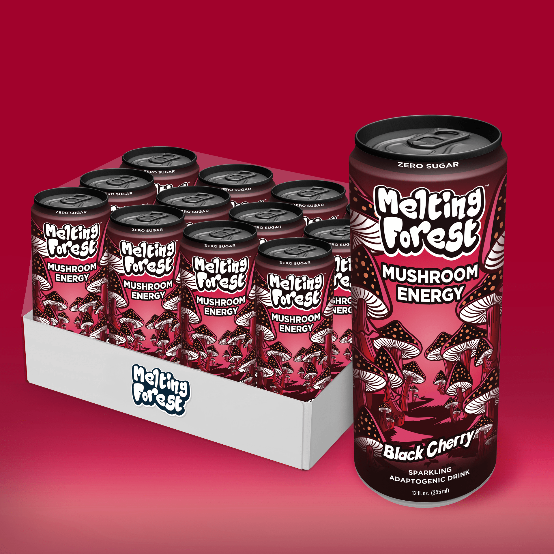 Melting forest - Mushroom Sparkling Water - Tree Spirit Wellness