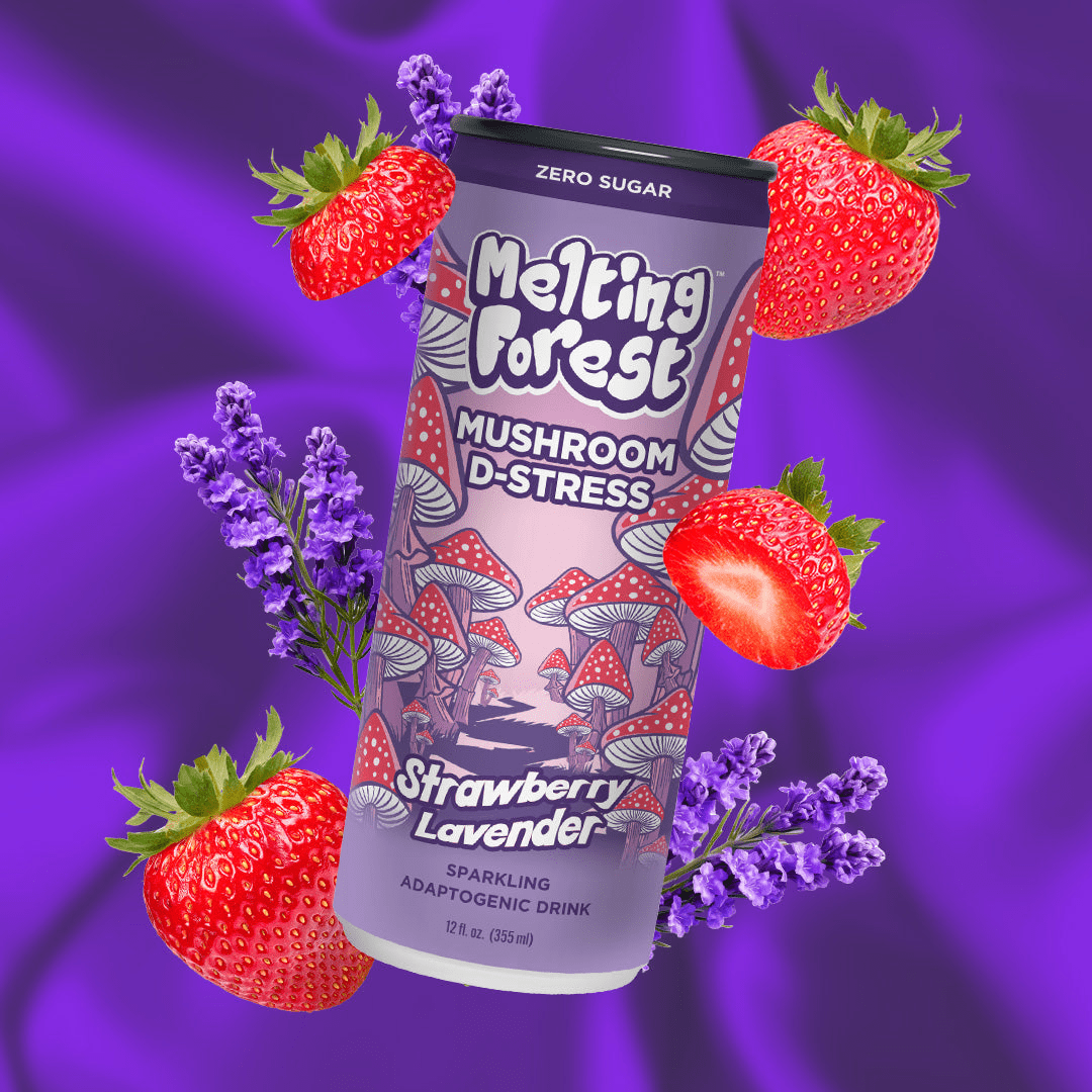 Melting forest - Mushroom Sparkling Water - Tree Spirit Wellness