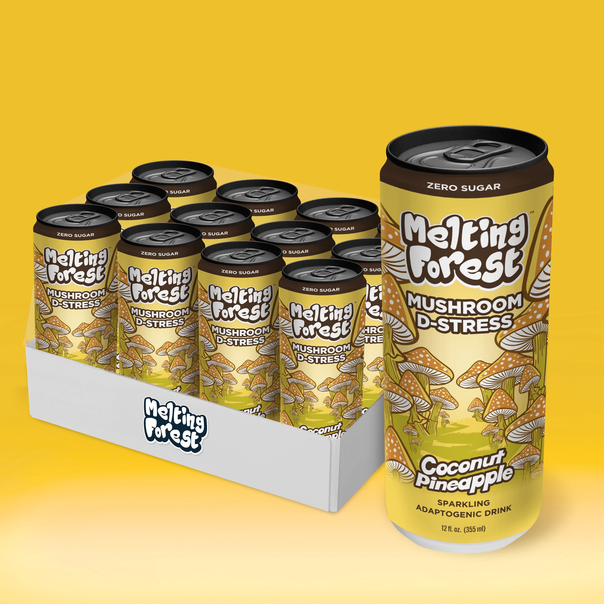 Melting forest - Mushroom Sparkling Water - Tree Spirit Wellness