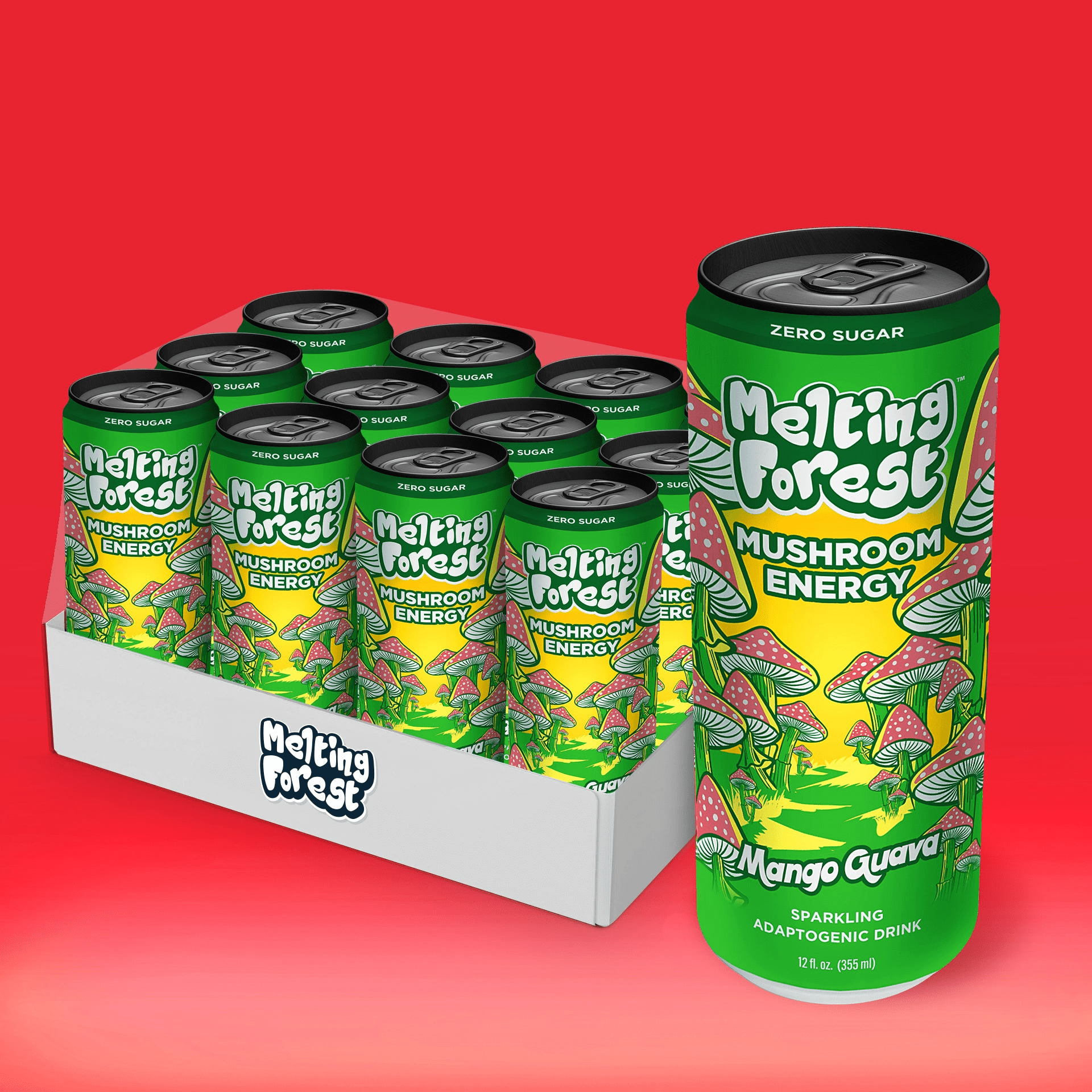 Melting forest - Mushroom Sparkling Water - Tree Spirit Wellness