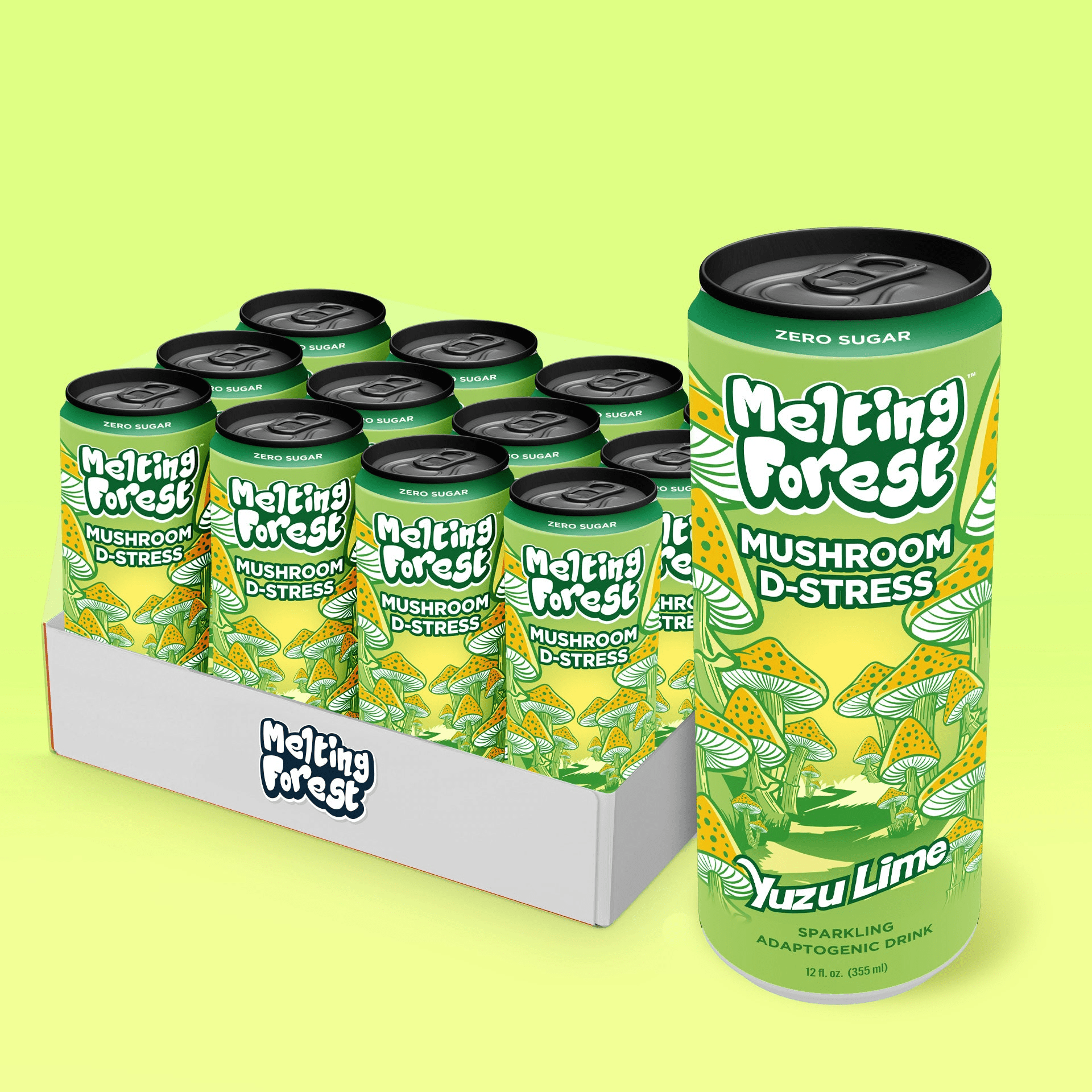 Melting forest - Mushroom Sparkling Water - Tree Spirit Wellness