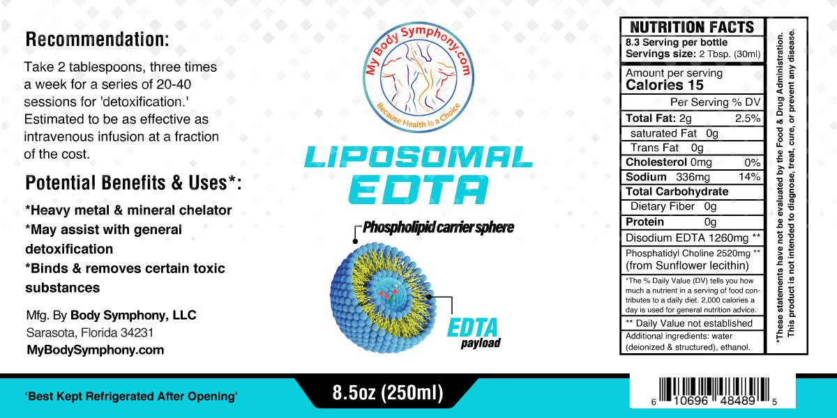 NEW! Liposomal EDTA (Phospholipid Liposome - Encapsulated EDTA) - Tree Spirit Wellness