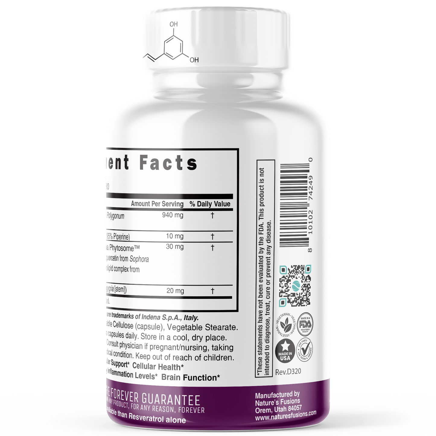 Nutri Resverperine (Trans-Resveratrol with Piperine & Fisetin) - Tree Spirit Wellness