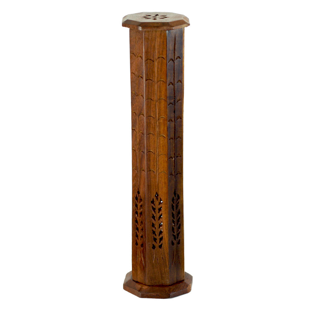 Prabhuji Incense Burner - Wooden Octagonal Tower
