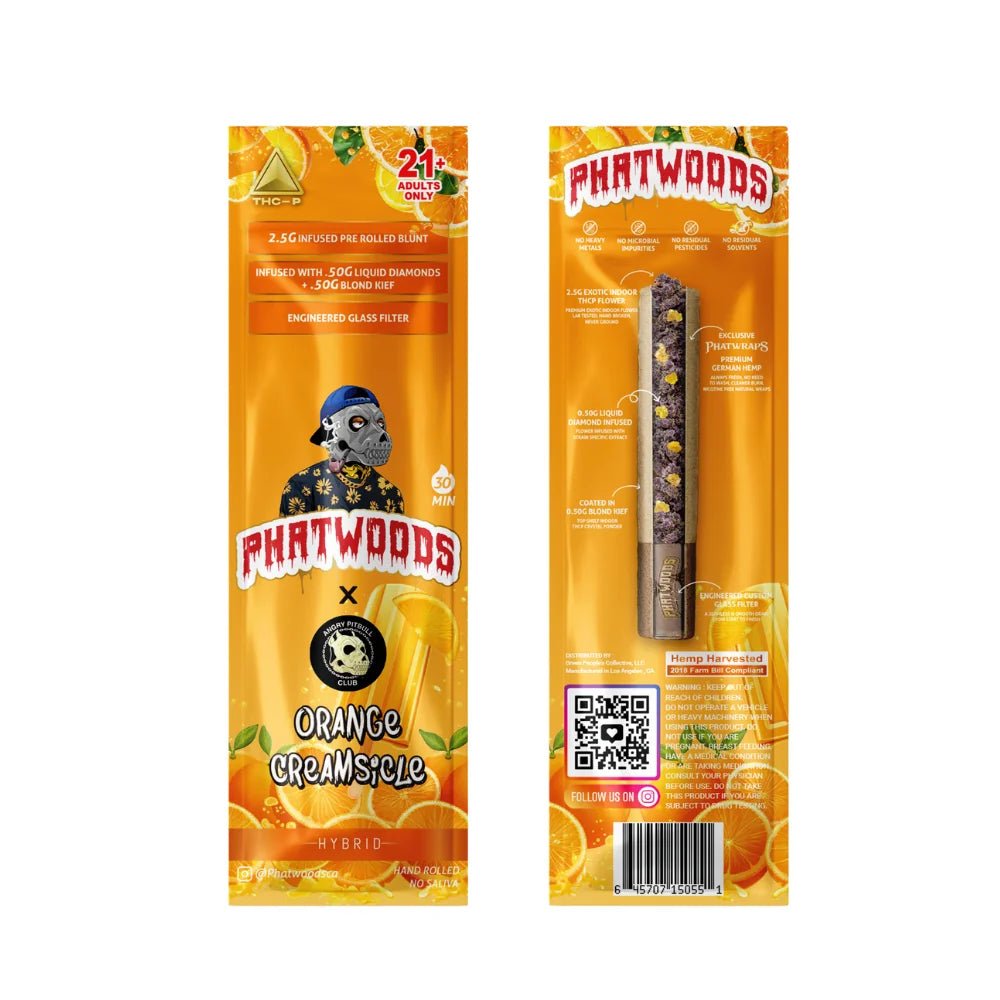 Phatwoods THCP Pre - Rolled Blunt 3.5g Hybrid - 20pk - Tree Spirit Wellness