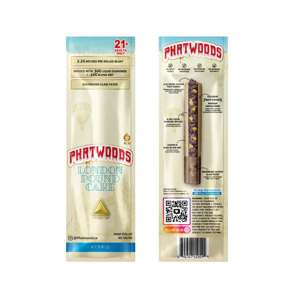 Phatwoods THCP Pre - Rolled Blunt 3.5g Hybrid - 20pk - Tree Spirit Wellness