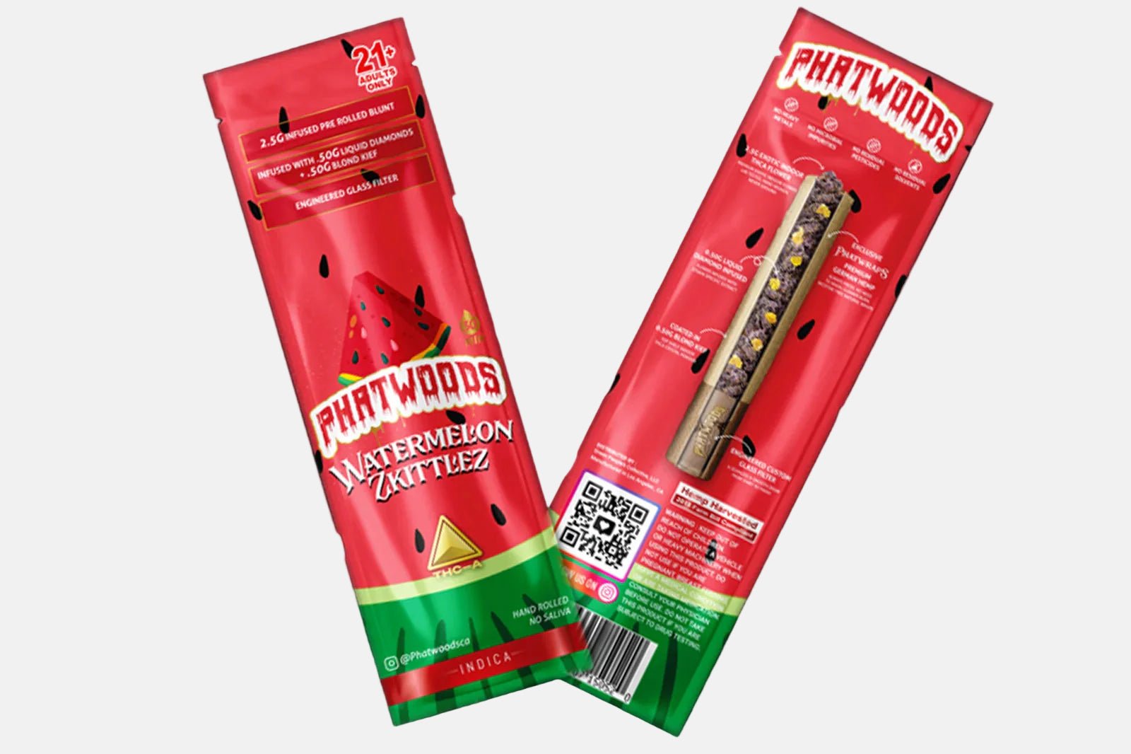 Phatwoods THCP Pre - Rolled Blunt 3.5g Indica - 20pk - Tree Spirit Wellness