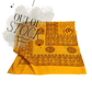 Prabhuji Meditation Yoga Prayer Shawl - Mantra Om - Yellow Large - Tree Spirit Wellness