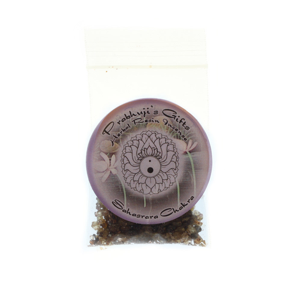 Sample Resin Incense Crown Chakra Sahasrara - Enlightenment - Wholesale and Retail Prabhuji's Gifts 