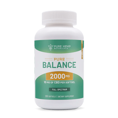 Pure Balance Softgels Full Spectrum CBD 30ct - Tree Spirit Wellness