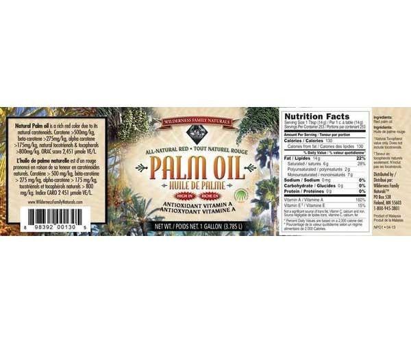 Red Palm Oil | Natural | 1 gallon - Tree Spirit Wellness