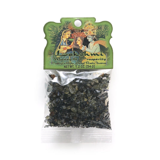 Resin Incense Lakshmi - Money and Prosperity 1.2oz Bag - Tree Spirit Wellness