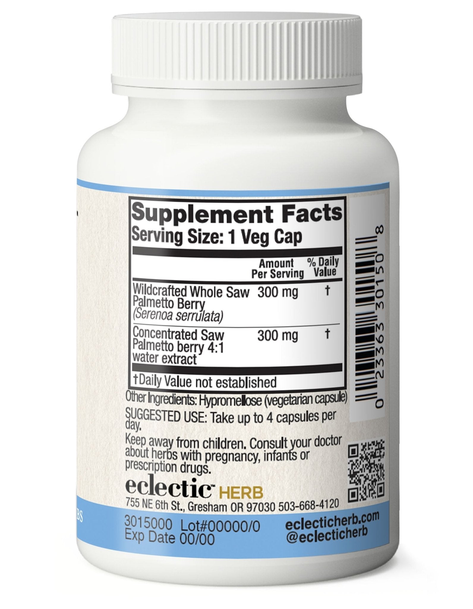 SAW PALMETTO CAPSULES - Tree Spirit Wellness