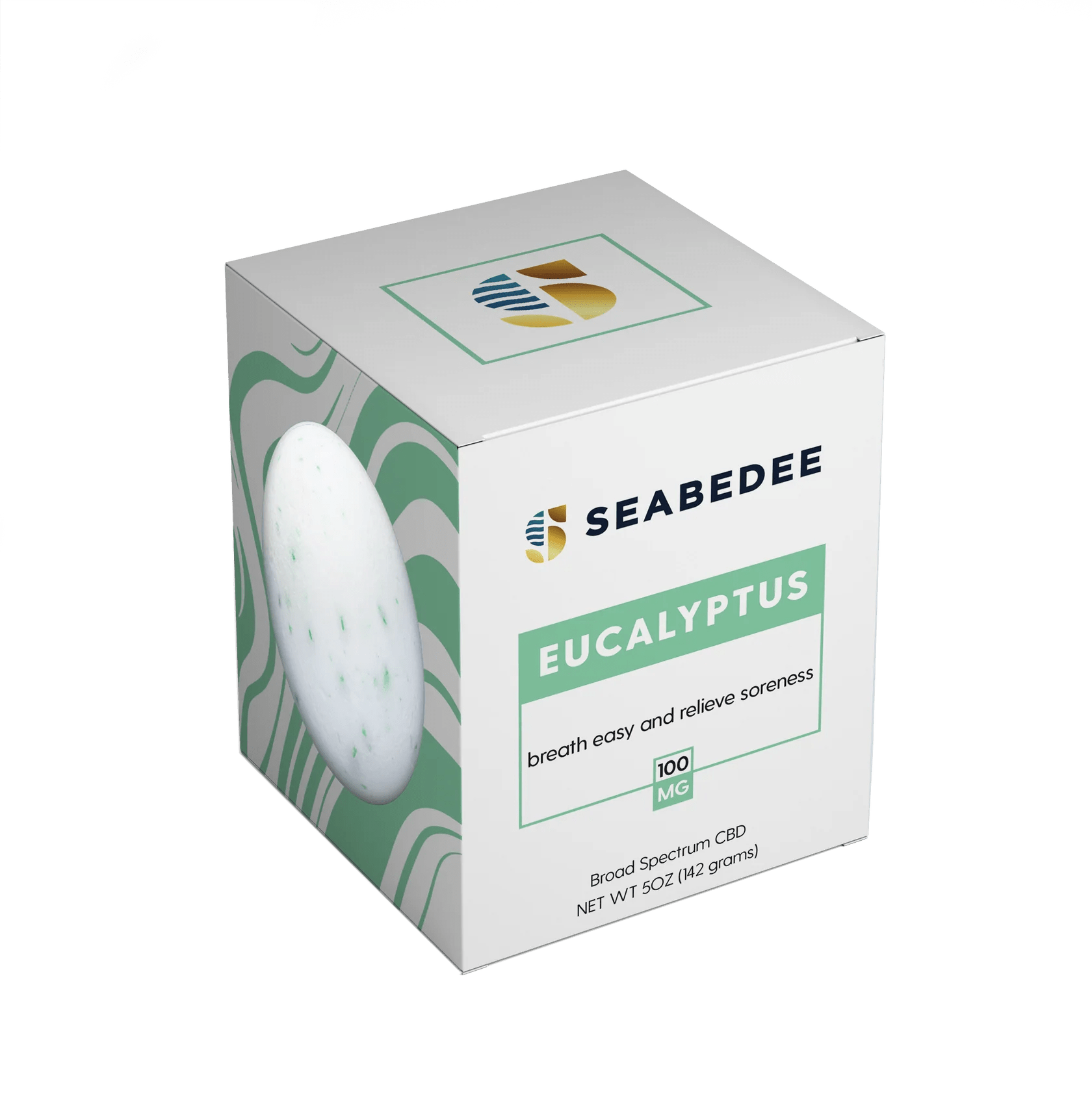 Seabedee Bath Bomb 100mg Cannabinoids - Tree Spirit Wellness