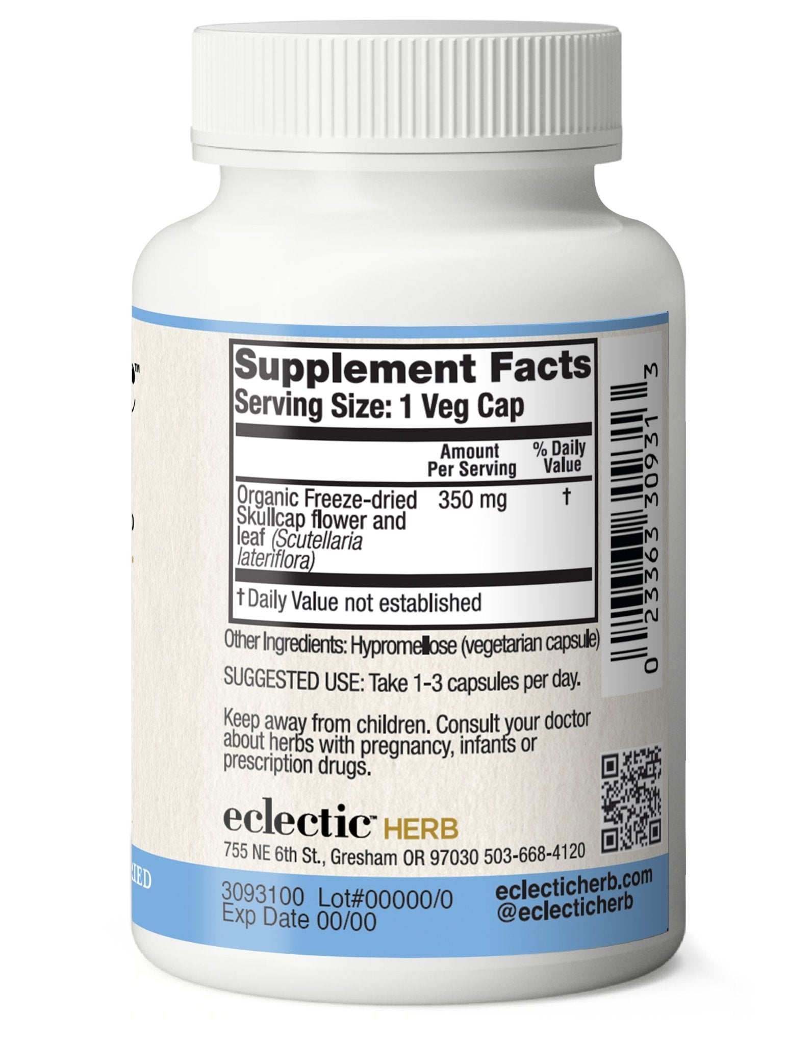 SKULLCAP CAPSULES - Tree Spirit Wellness