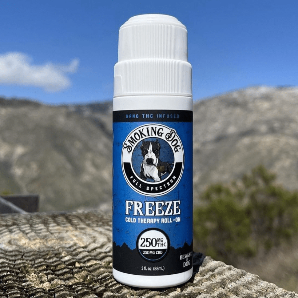 Smoking Dog Freeze 1:1 (250mg D9 THC + 250mg CBD) - Tree Spirit Wellness