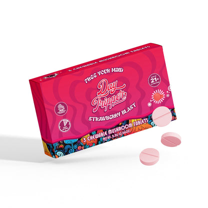 Strawberry Mushroom Tablets - Case of 10 - Tree Spirit Wellness