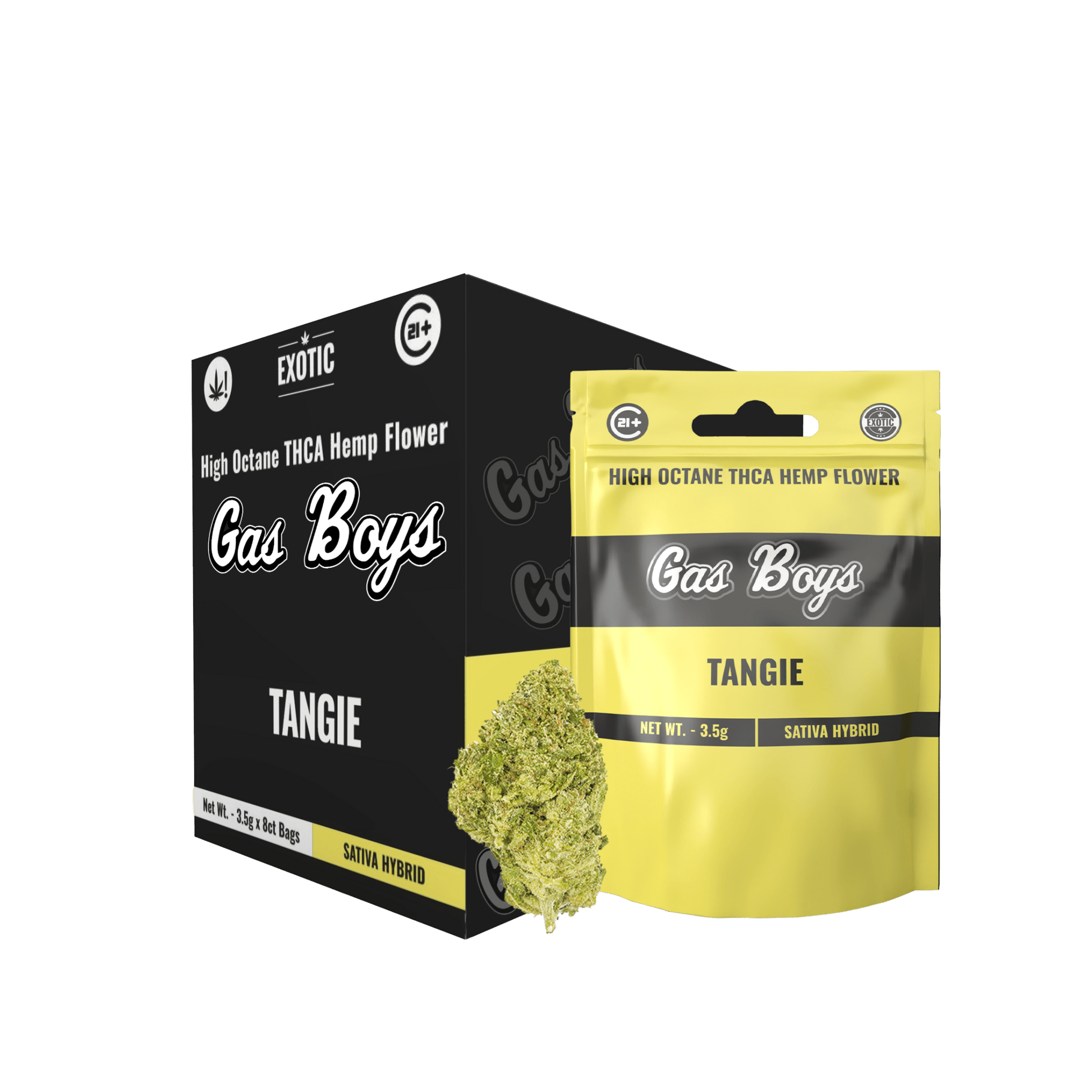 Tangie EXOTIC THCA FLOWER - Sativa Hybrid (8ct) - Tree Spirit Wellness